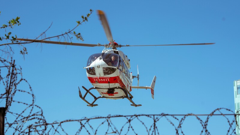 Helikopter van het Rode Kruis