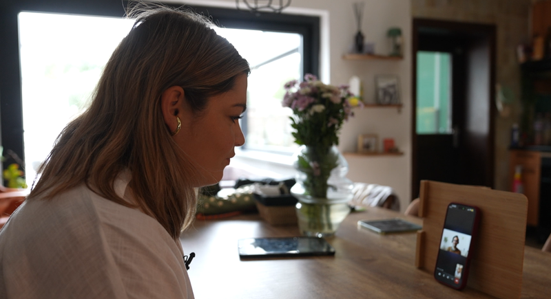 Celine volgt loopbaanbegeleiding bij Toekomstkompas