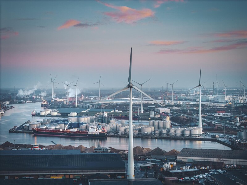 Themabeeld haven van Gent